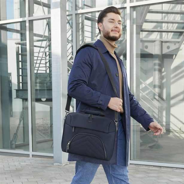 Hama Premium Lightweight, brašna na notebook, 34-36 cm (13,3"-14,1"), recyklovaný PET, tmavomodrá