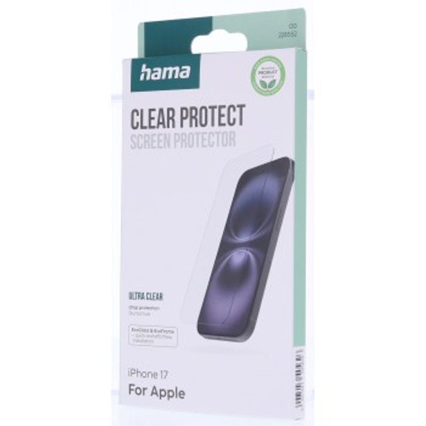 Hama Clear Protect, ochranné sklo na displej pro Apple iPhone 17