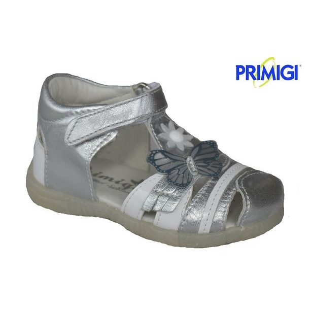 PRIMIGI sandálky dívčí stříbrné