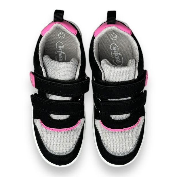 Tenisky BEFADO SPORT FUN, sportovní boty černo-růžové
