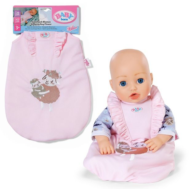 BABY born Spací pytel Květy