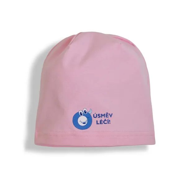 ESITO | Jarní čepice Úsměv léčí Pink - růžová / 42