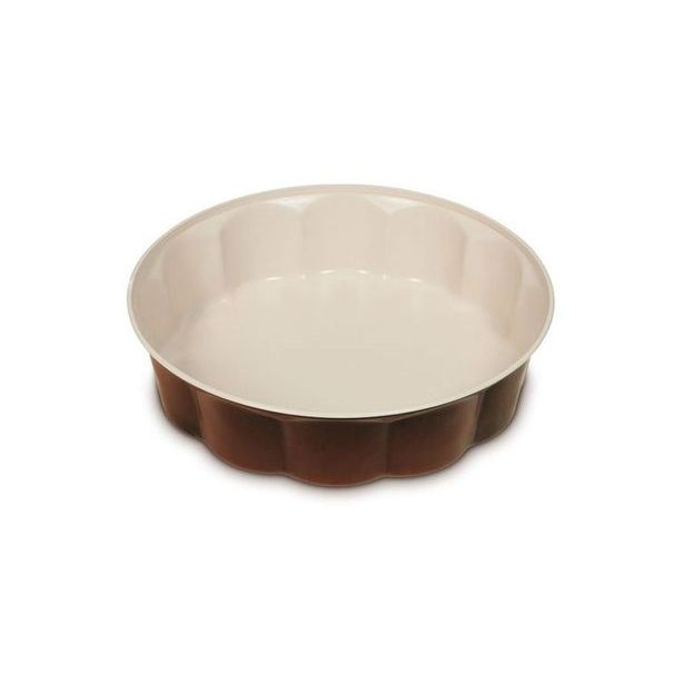 forma koláč d26cm Fiorella, v. 6,8cm, CHOCO, nepřil.plech