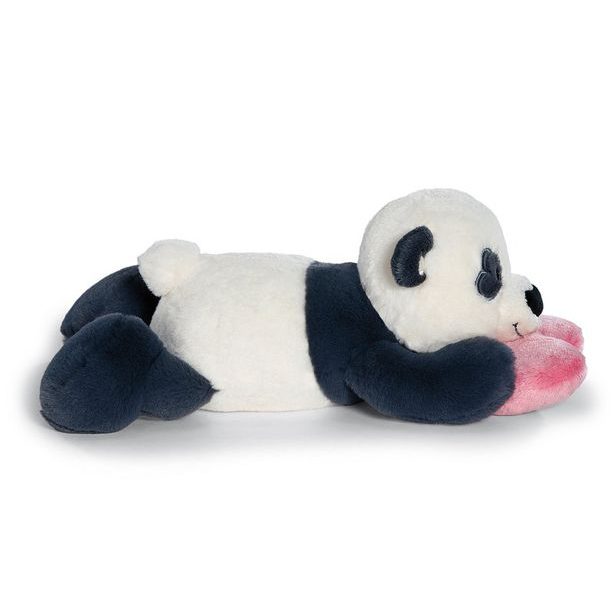 NICI NICI plyš Panda Love se srdíčkem 20cm, ležící