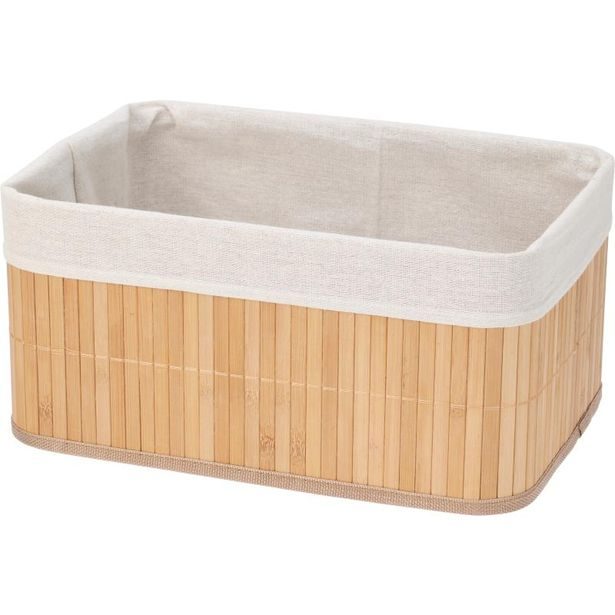 HOMESTYLING Košíky do koupelny úložné sada 3 ks bambus KO-KR8100530