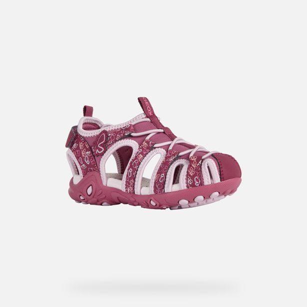 Růžové dívčí sandály Geox Sandal Whinberry G