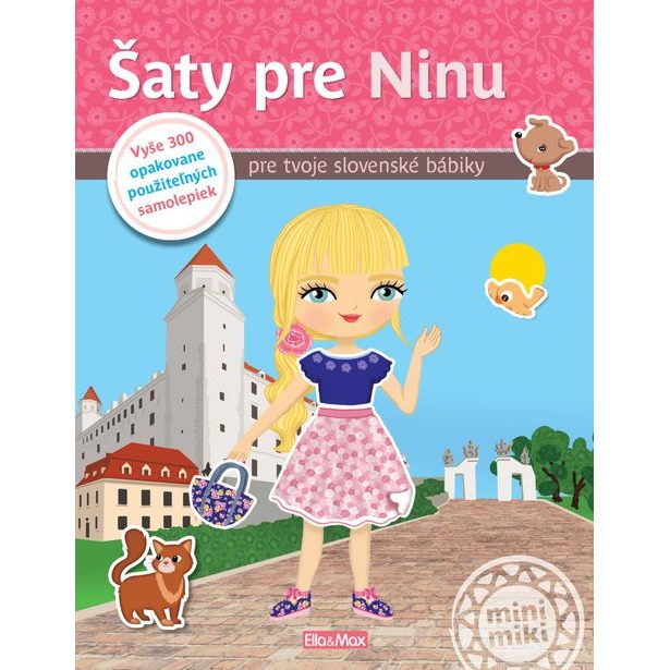 Šaty pre NINU ─ Kniha samolepiek