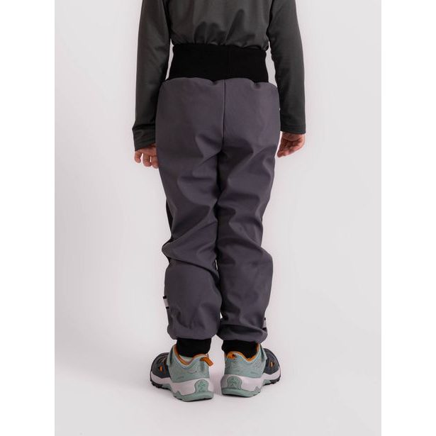 Unuo, Batolecí softshellové kalhoty s fleecem Street Strong, Tm. Šedá