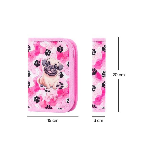 BAAGL Školní penál jednopatrový Tlapky