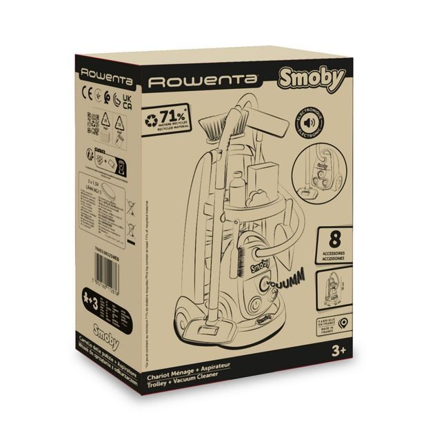 Vozík pro malou uklízečku s vysavačem Rowenta