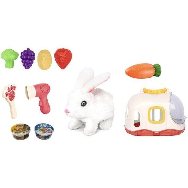 STEPPOS Můj interaktivní mazlíček s domečkem - Králíček