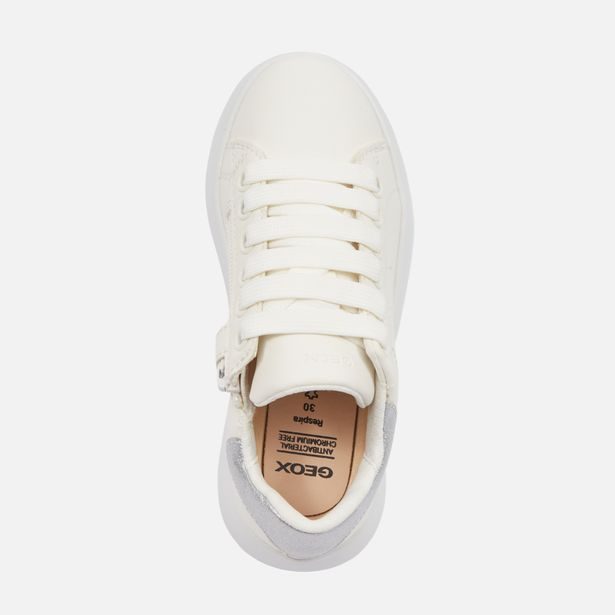 Krémové dívčí tenisky Geox Puffypop Girl