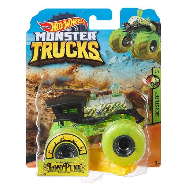 HW MONSTER TRUCKS KASKADÉRSKÉ KOUSKY ASST