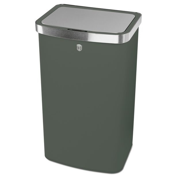 BERLINGERHAUS Koš odpadkový se senzorovým otvíráním 60 l Matte Green Collection BH-9797