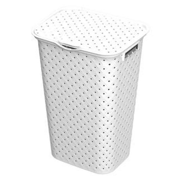 heidrun KOŠ NA ŠPINAVÉ PRÁDLO DIAMOND 50L, 58X32X40CM_hamashop