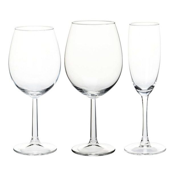 EXCELLENT HOUSEWARE Sklenice na víno a sekt EXCELLENT sada 18 ks KO-CC7000530