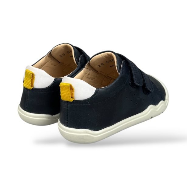 Tmavě modré chlapecké barefoot tenisky Geox Steppieup