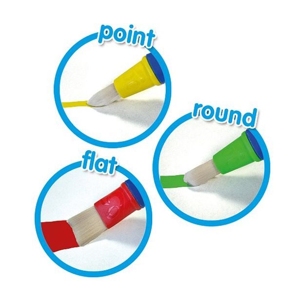 SES Moje první malování - sada štětců, 3ks