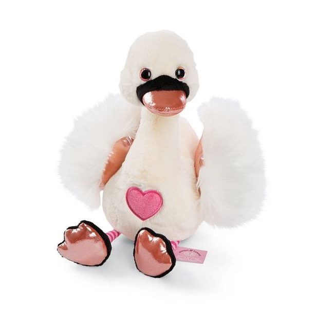 NICI NICI plyš Love Bílá labuť 70cm, GREEN