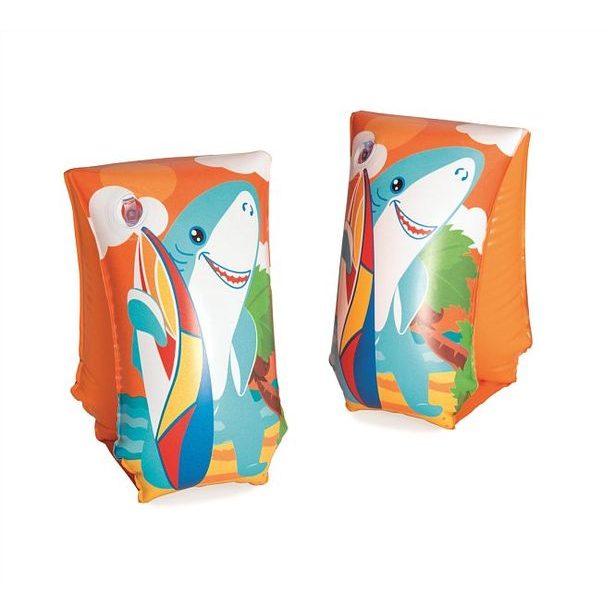 Bestway Nafukovací rukávky - Aquatic žralok, tučňák, 30x15cm