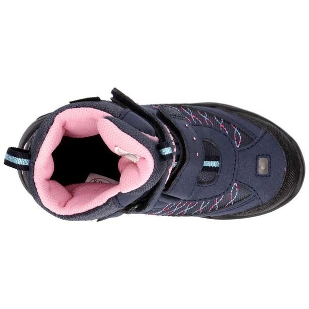 Dívčí zimní boty s LED blikačkou LICO - Marine/rosa/turkis