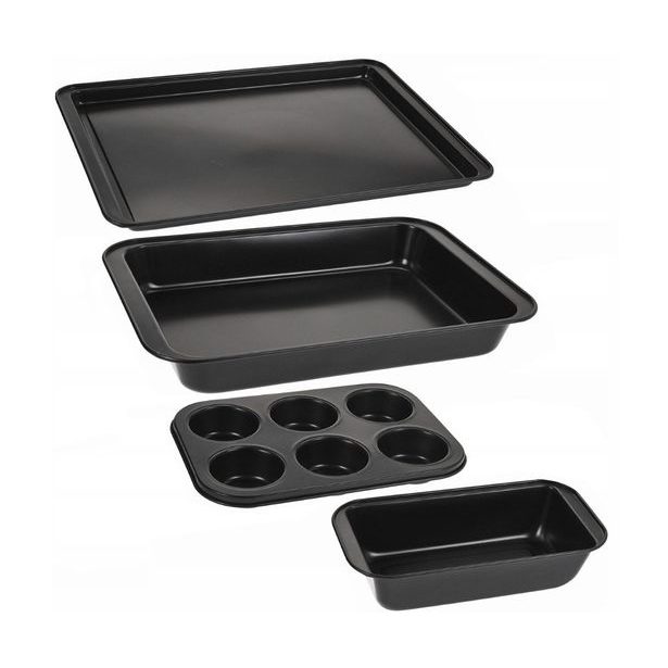 LA CUCINA Plech na pečení sada 4 ks ocel s nepřilnavým povrchem KO-170112490
