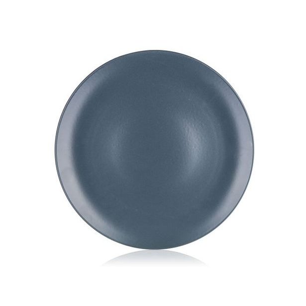 talíř d26,5cm mělký, LEIRA antracit, keramika