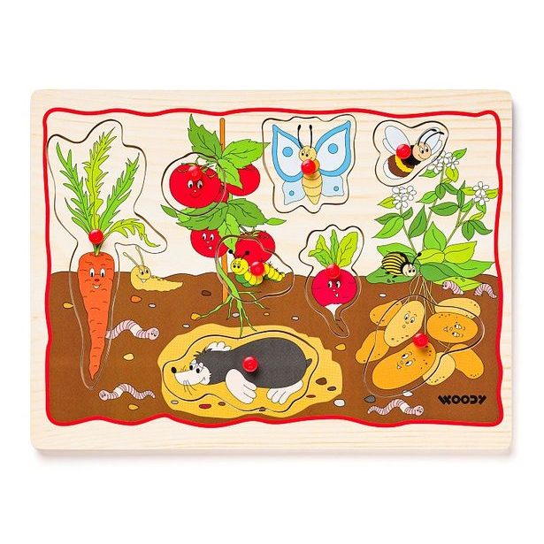 Disple. 12ks - Puzzle na doske "Detské motívy"