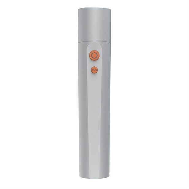 Hama FL350-C, LED svítilna, nabíjecí, hliníková, 350 lm / 100 m, 4 režimy+SOS, rozptylovač, poutko