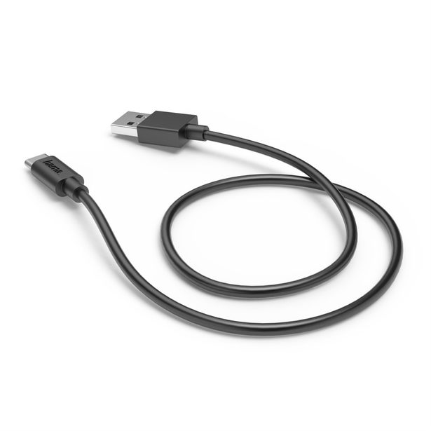 Hama kabel USB-C 2.0 typ A-C 0,5 m, černý