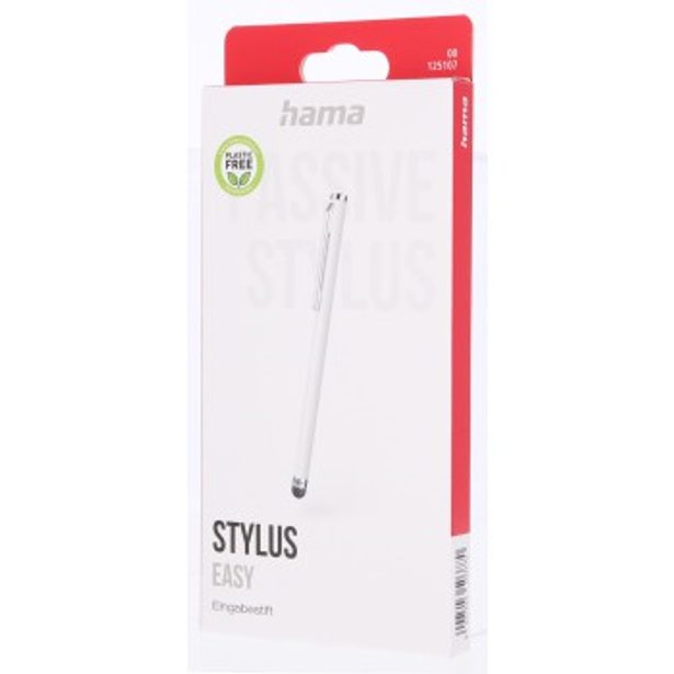 Hama Easy, zadávací pero pro dotykové displeje, bílé
