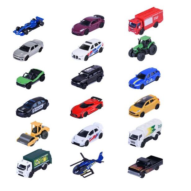 Autíčko kovové Street Cars, 18 druhů