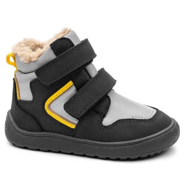 Barefoot zimní boty Protetika s membránou - Černo-šedé
