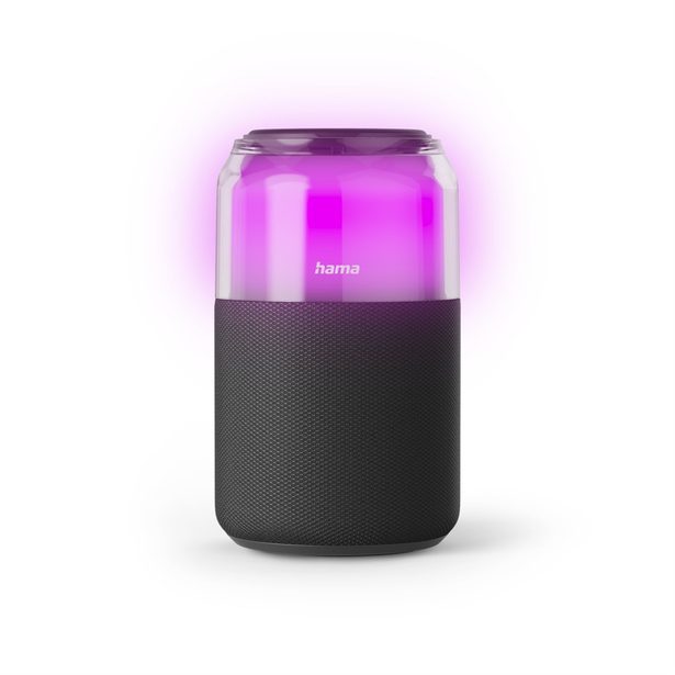 Hama Can Speaker, Bluetooth reproduktor ve tvaru plechovky, 5 W, 4 světelné režimy