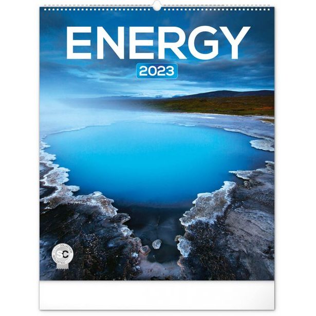 Nástěnný kalendář Energie 2023, 48 × 56 cm Baagl