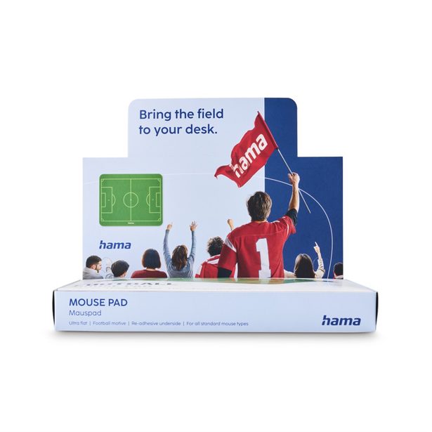Hama podložka pod myš Fotbal, displej 12 ks (cena uvedena za 1 ks)