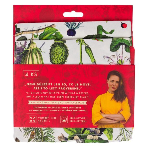 Sada 4 prostírání - Kateřina Winterová collection