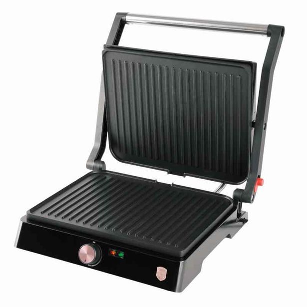 BERLINGERHAUS Elektrický kontaktní gril s nepřilnavým povrchem Black Rose Collection BH-9492
