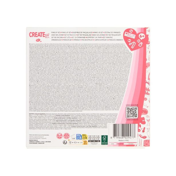 MAKEUP SADA - MOŘSKÁ PANNA 7KS