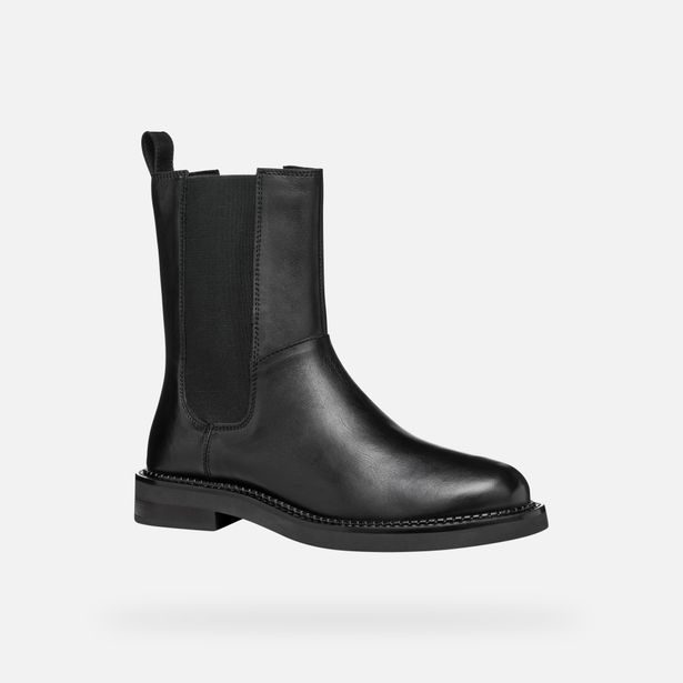 Černá dámská kotníková obuv Geox Serilda