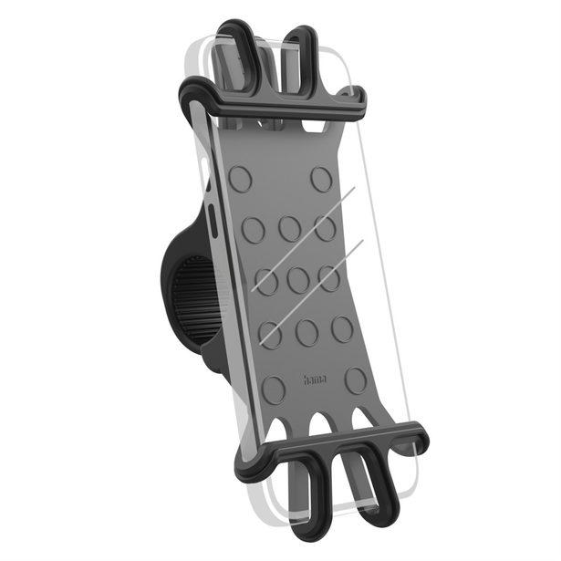 Hama Flexible, držák mobilu na řídítka jízdního kola, pro zařízení s šířkou 6-8 cm a výškou 13-15 cm