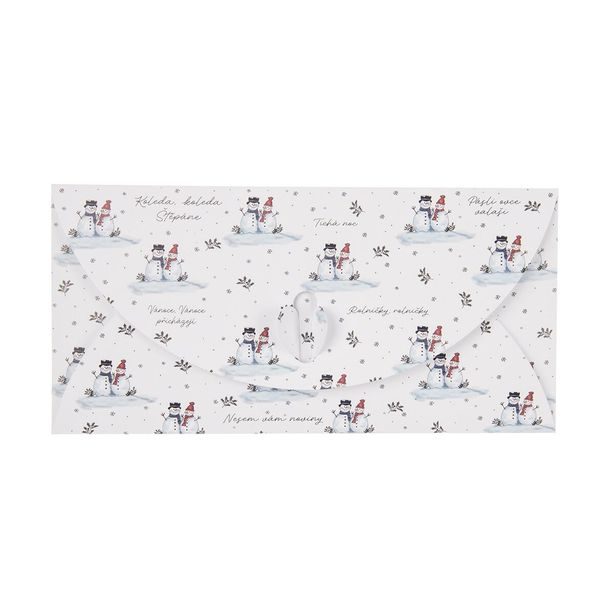 Papírová obálka SNĚHULÁK