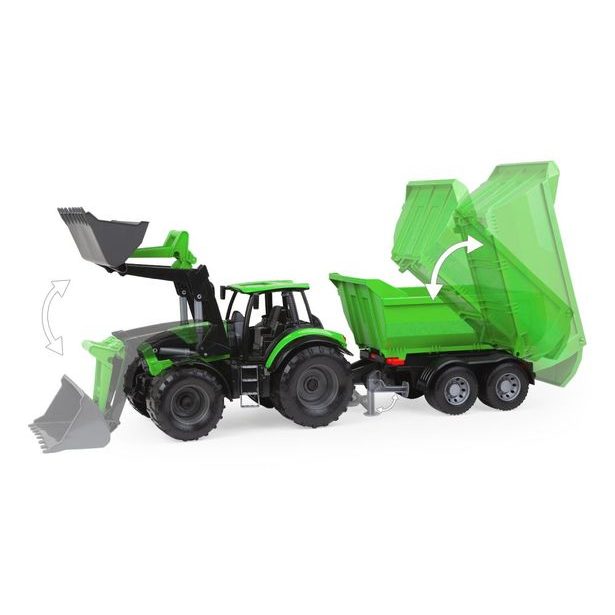 WORXX Traktor Deutz-Fahr ss přívěsem