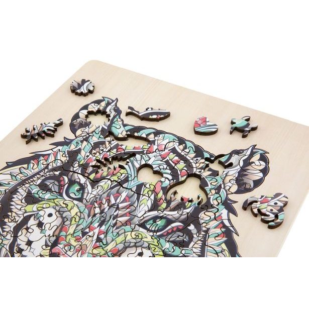 Dřevěné puzzle Tygr - 132ks