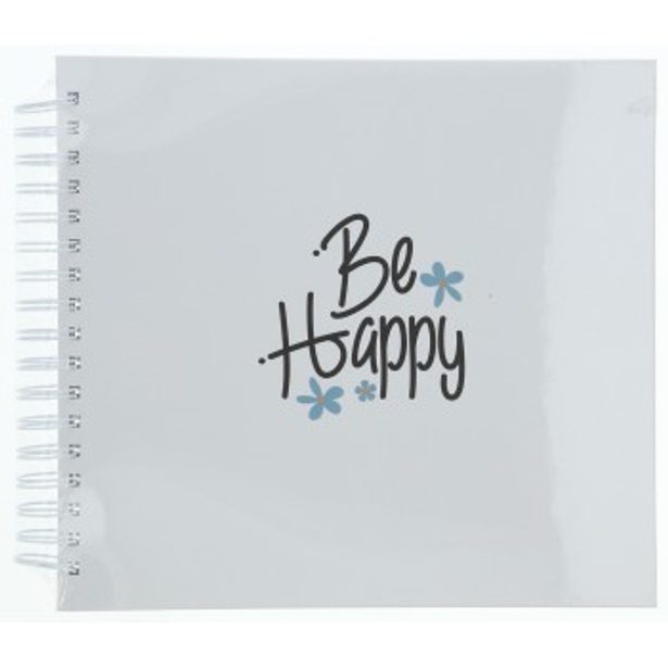 Hama album klasické spirálové Good Things HAPPY 28x24 cm, 50 stran