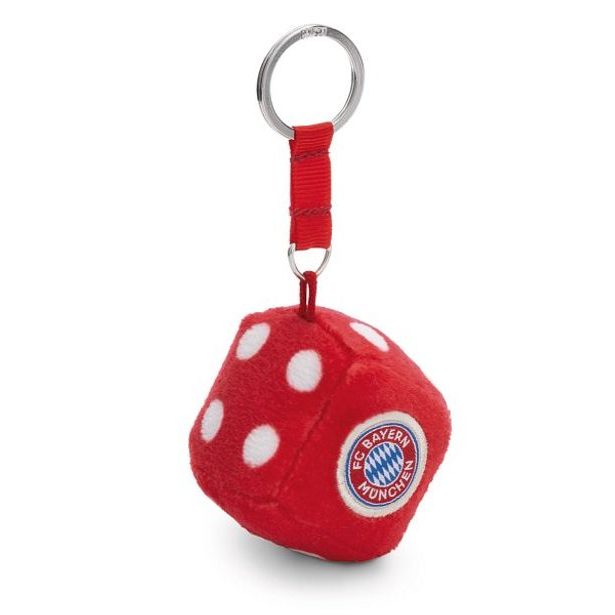NICI NICI DISPLAY klíčenky FC BAYERN MÜNCHEN 7cm ASSORT, 4 druhy, 16ks, GREEN