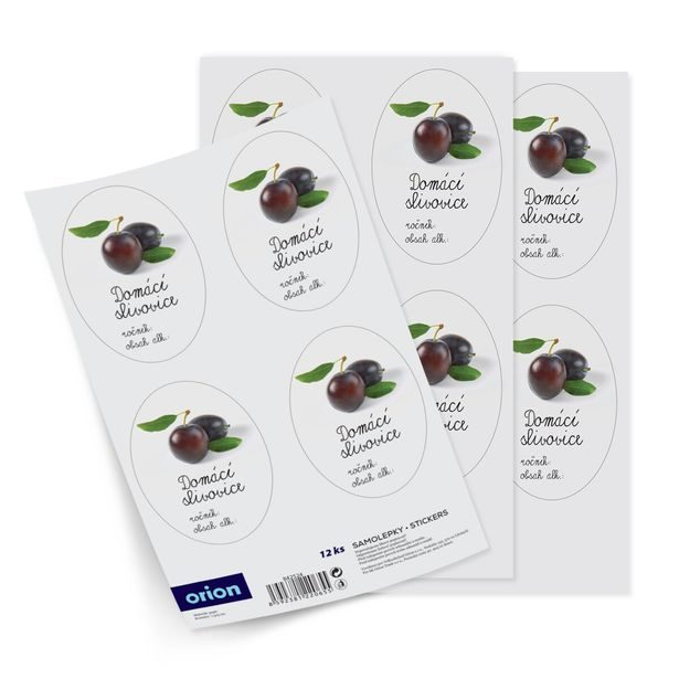 Samolepky na láhve Domácí slivovice