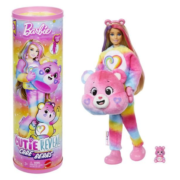 BRB CUTIE REVEAL BARBIE A STAROSTLIVÍ MEDVÍDCI SÉRIE 2 - RŮŽOVÁ