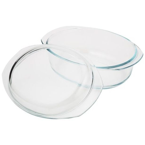 mísa 3,5 l ovál+víko, 33x23x14cm, var.sklo,zapék. ARIZONA