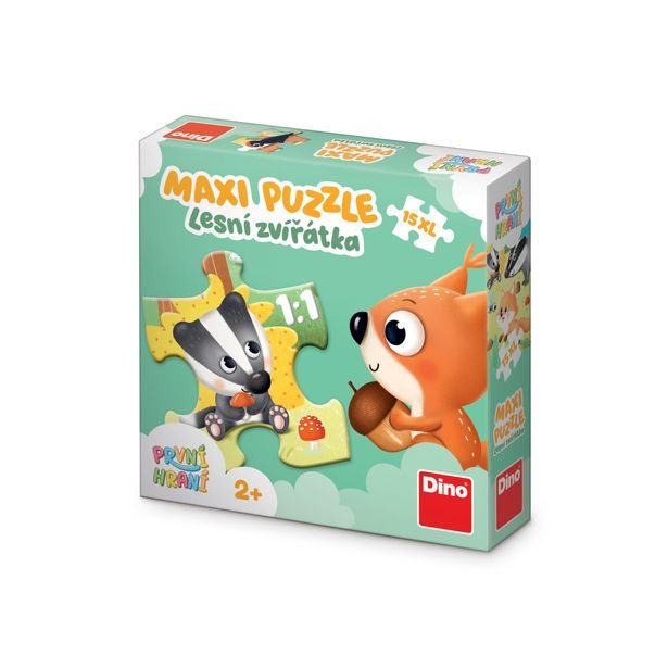 PRVNÍ HRANÍ: LESNÍ ZVÍŘÁTKA 15 maxi Puzzle